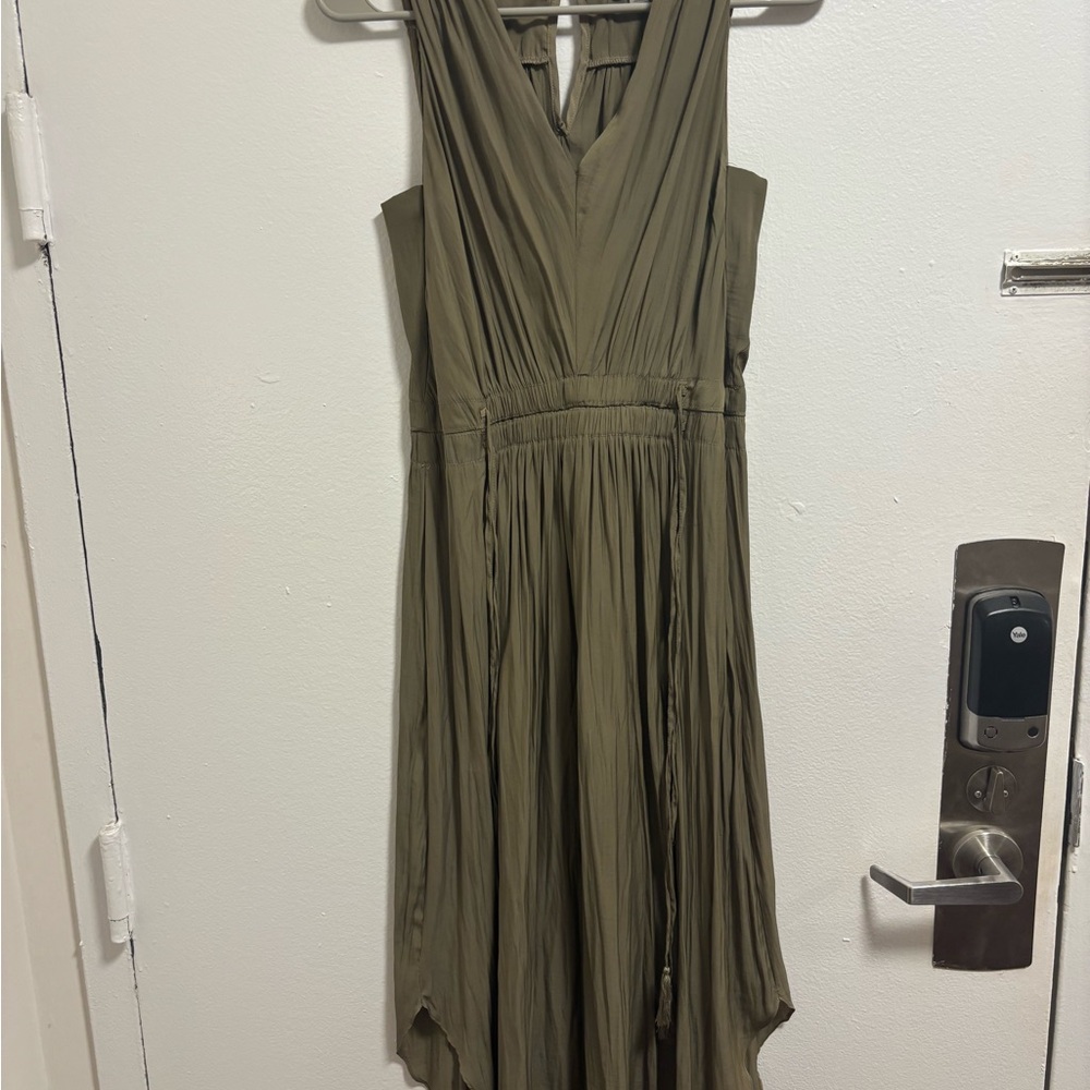 Tahari Olive High Low Women's Dress